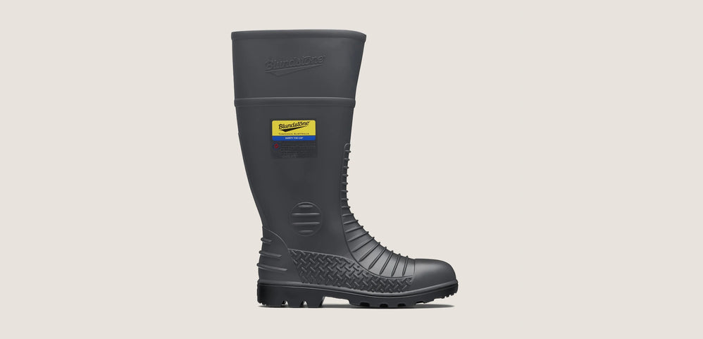 Blundstone 025 Waterproof Safety Gumboots - Grey