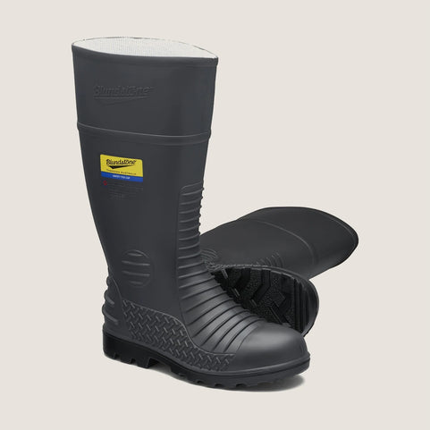 Blundstone 025 Waterproof Safety Gumboots - Grey