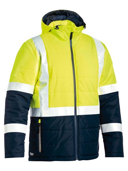 Bisley BJ6929HT Taped Hi-vis Puffer Jacket