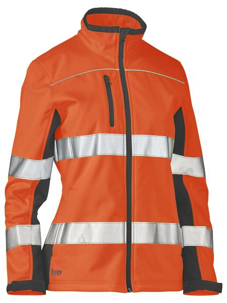 Bisley BJL6059T Ladies Taped Soft shell Jacket