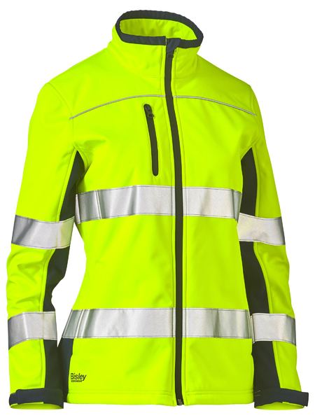 Bisley BJL6059T Ladies Taped Soft shell Jacket