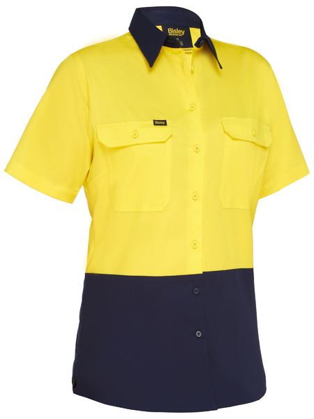 Bisley BL1895 Ladies Hi-vis Lightweight S/S Shirt