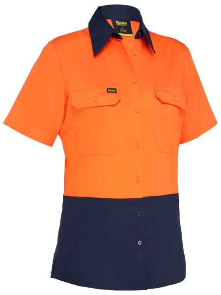 Bisley BL1895 Ladies Hi-vis Lightweight S/S Shirt