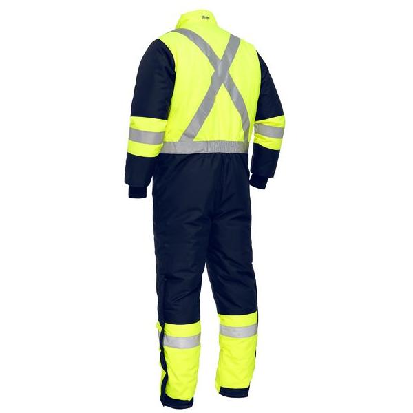 Bisley BC6453T X Taped Two Tone Hi-vis Freezer Coverall