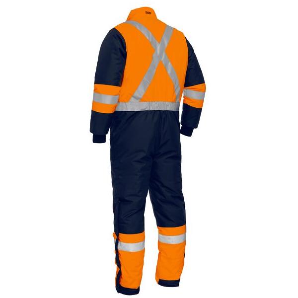 Bisley BC6453T X Taped Two Tone Hi-vis Freezer Coverall