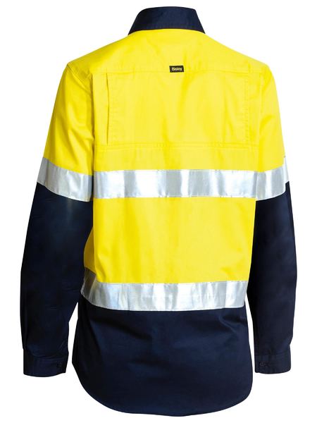 Bisley BL6696T Womens' L/S Lightweight Hi-vis Shirt