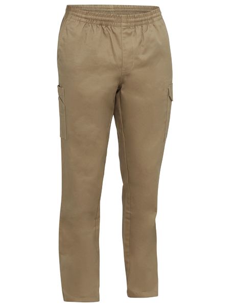 Bisley BPC6029 Stretch Cotton Drill Elastic Waist Cargo Pants