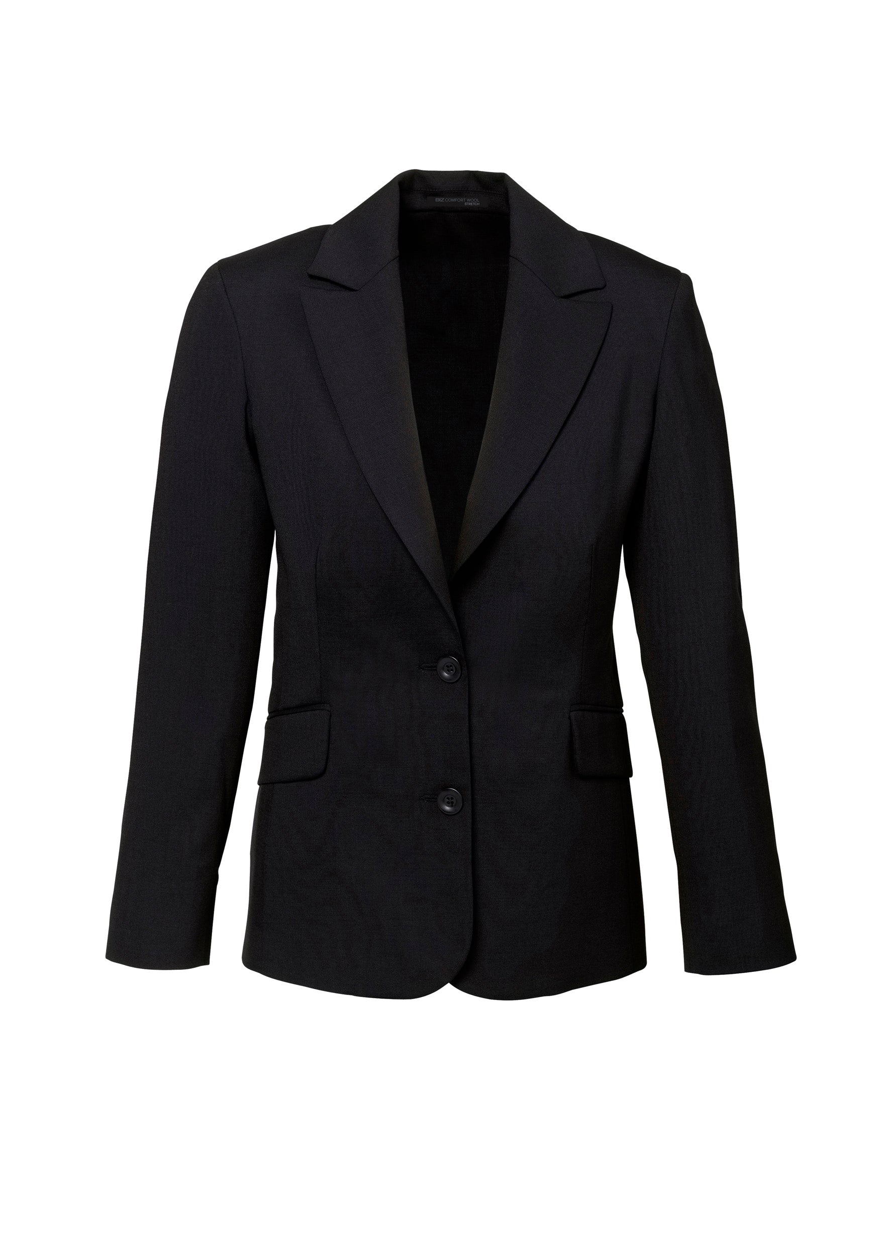 Biz Corporate 64012 Womens Comfort Wool Stretch Longline Jacket