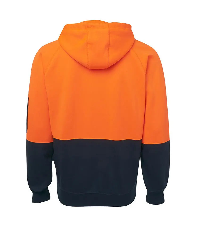 JB's 6HVH Hi Vis Full Zip Fleecy Hoodie