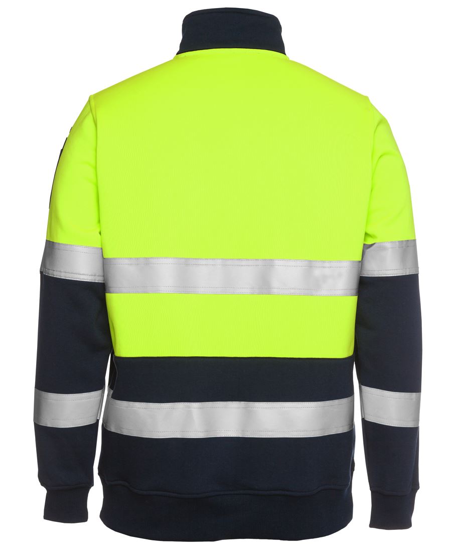 Jbs Wear 6HZFS Hivis 1/2 Zip Fleecy Taped