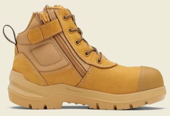 Blundstone 7550 Unisex Durafit 5" Zip Composite Toe Boots Wheat