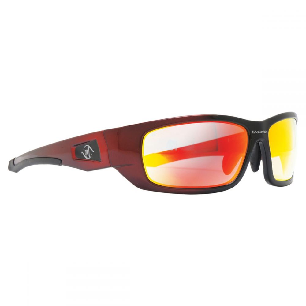 Jack Armour 8105SBRRM Maverick Safety Glasses Black/Red