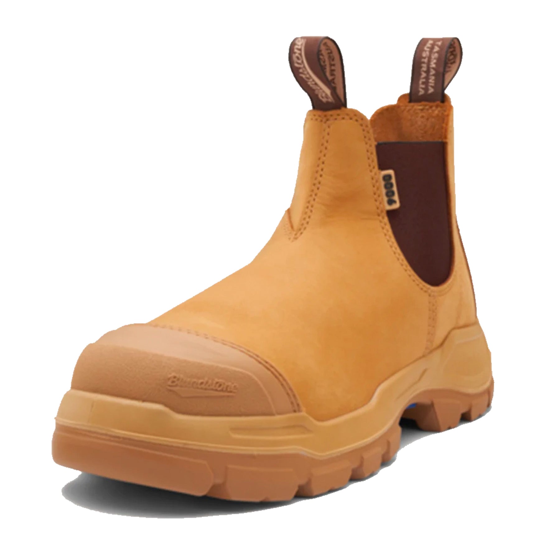 Blundstone 9000 Rotoflex Wheat Nuback Elastic Sided