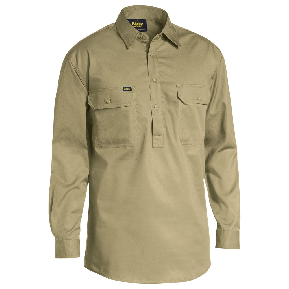 Bisley BSC6820 Closed Front Cool Light Weight Drill Shirt