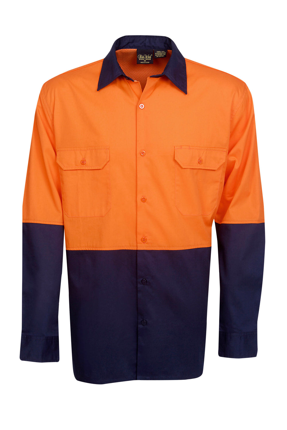 Blue Whale C81 Hi Vis 155 GSM Cotton Twill Shirt