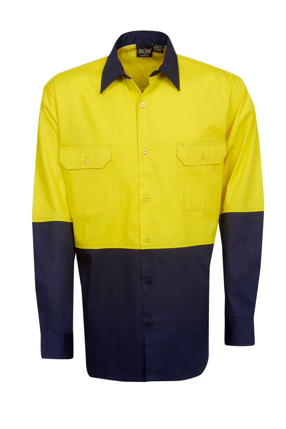Blue Whale C81 Hi Vis 155 GSM Cotton Twill Shirt