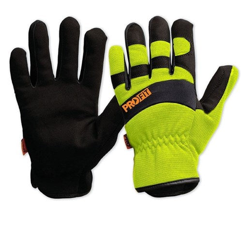 Pro Choice Safety Gear Pfr Profit Riggamate Gloves Hi-Vis Yellow