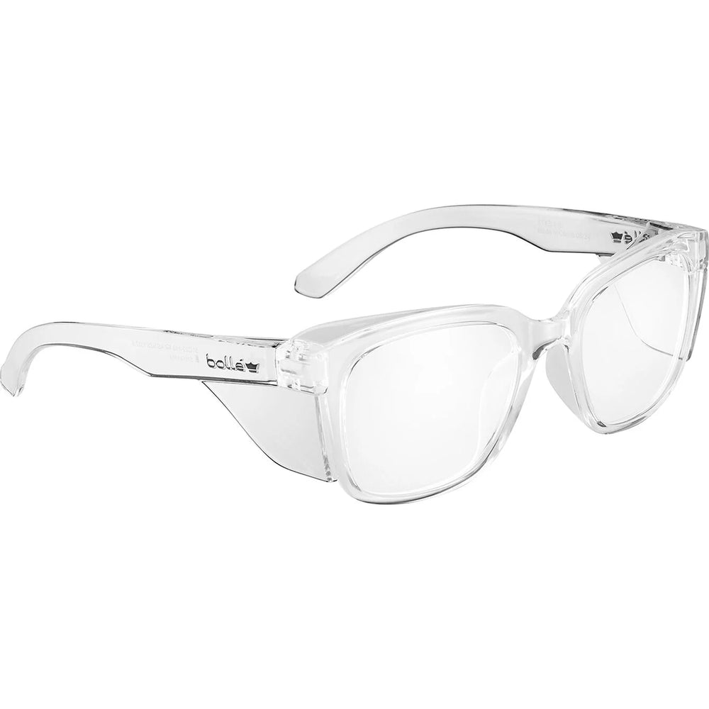 Bolle STK41N11A STKS 410 Clear PC Lens Platinum AS/AF Crystal PC Temples/Frame