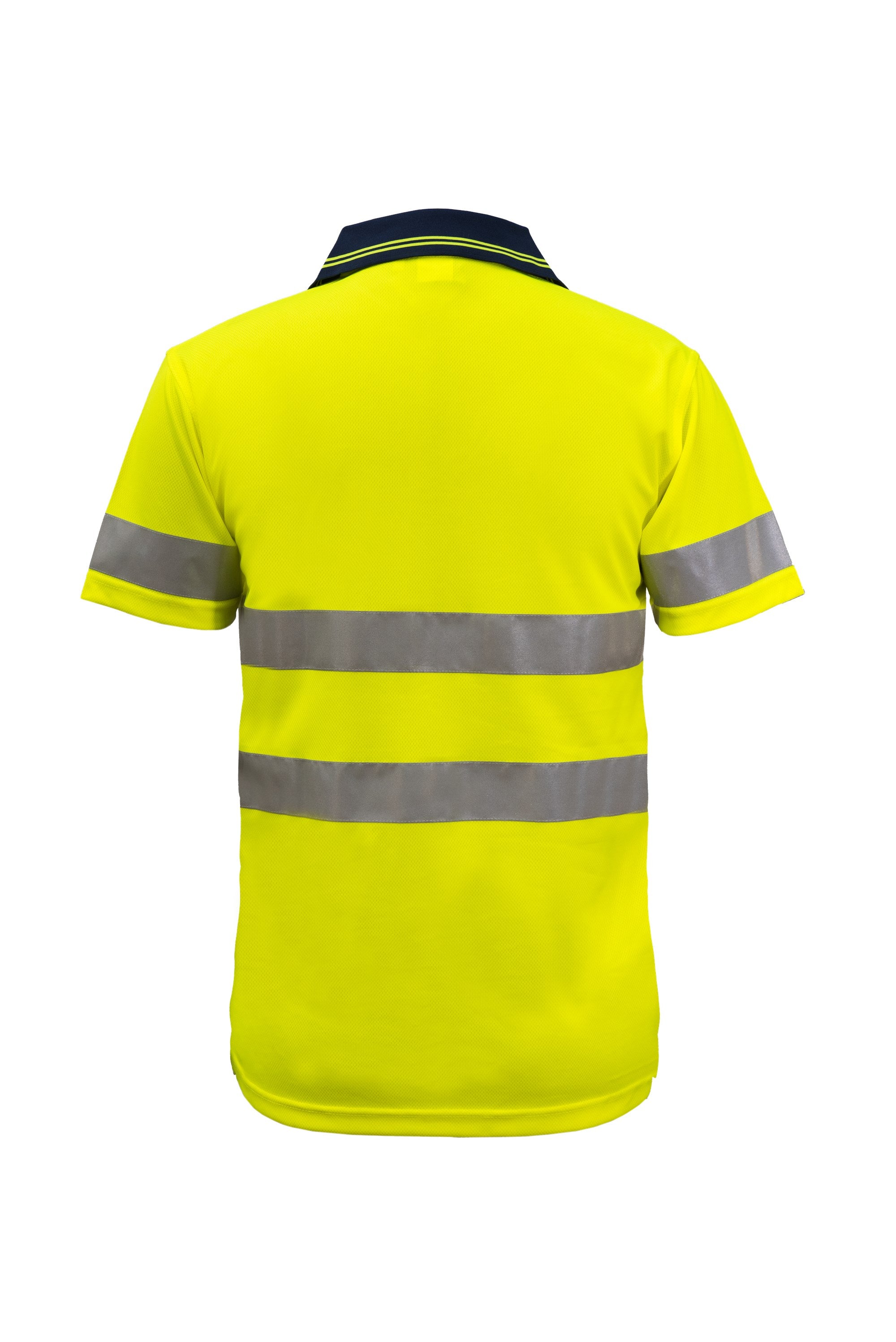 Workcraft WSP410 Hi-Vis Micromesh Polo w/ Tape SS