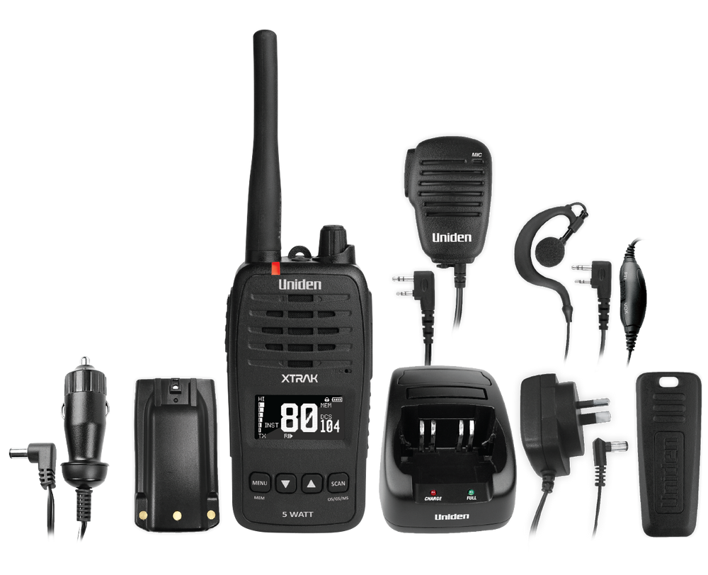 Uniden XTRACK50 5W UHF Handheld Radio