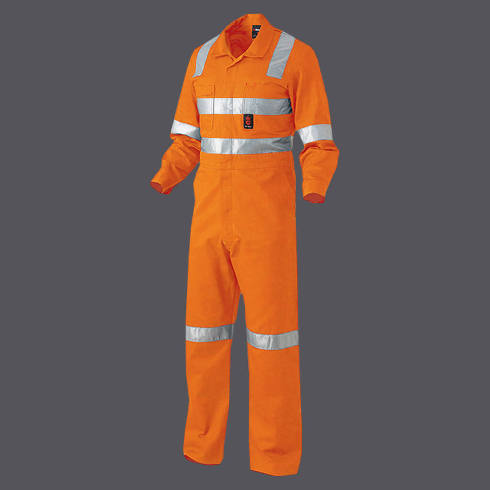 KingGee K51015 Reflective Combe Drill Overall Cross Pattern