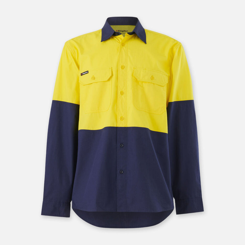 KingGee K54912 WC Vented Spliced Shirt L/S