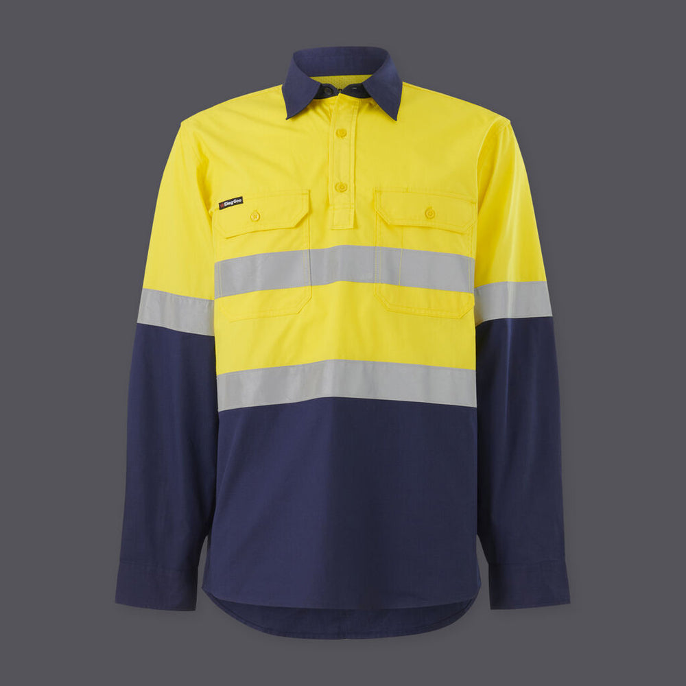 KingGee K54915 WC Vented Closed Front Shirt Taped