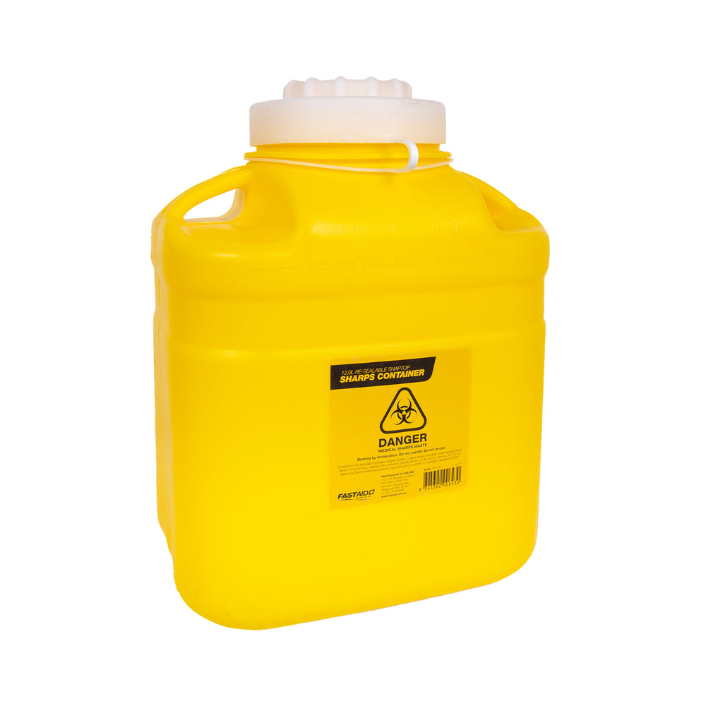 FastAid FSC120 12L Sharps Container