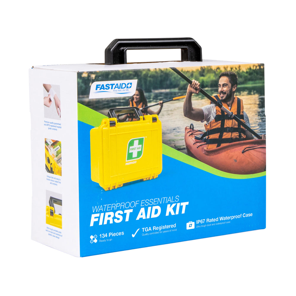 FastAid FANCW20 Waterproof Essentials First Aid Kit