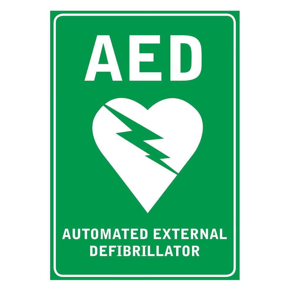 FastAid RD5050 Defibrillator Wall Sign 225 x 300mm