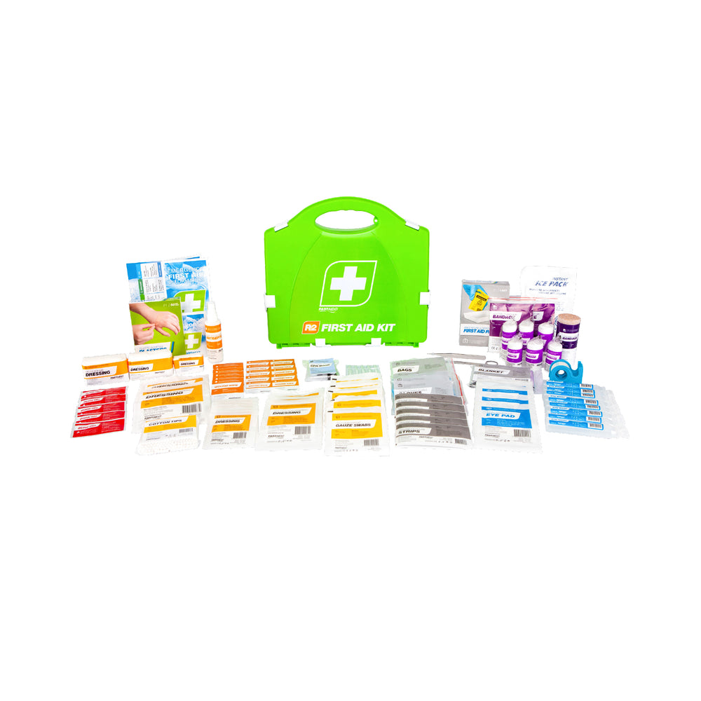 FastAid FAR220 R2 Workplace Response Plastic Portable First Aid Kit