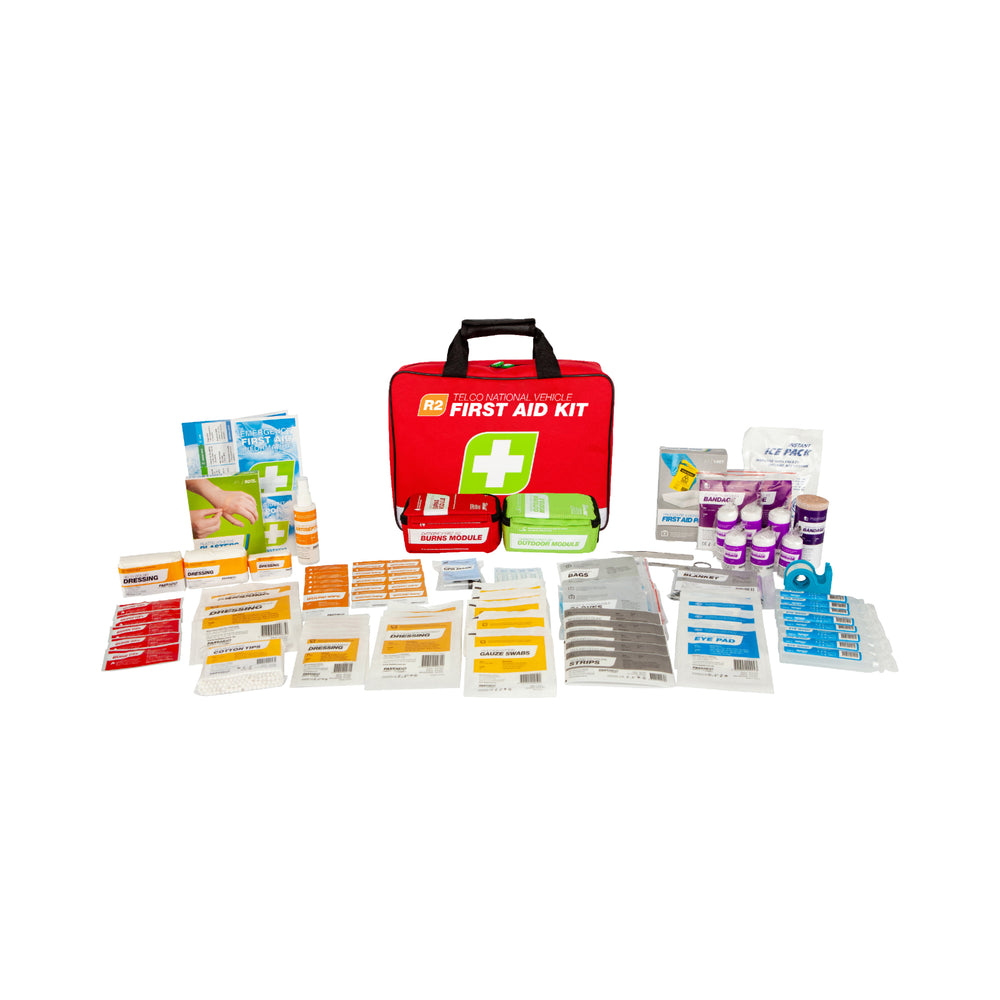 FastAid FAR2V30 R2 Telco National Vehicle Soft Pack First Aid Kit