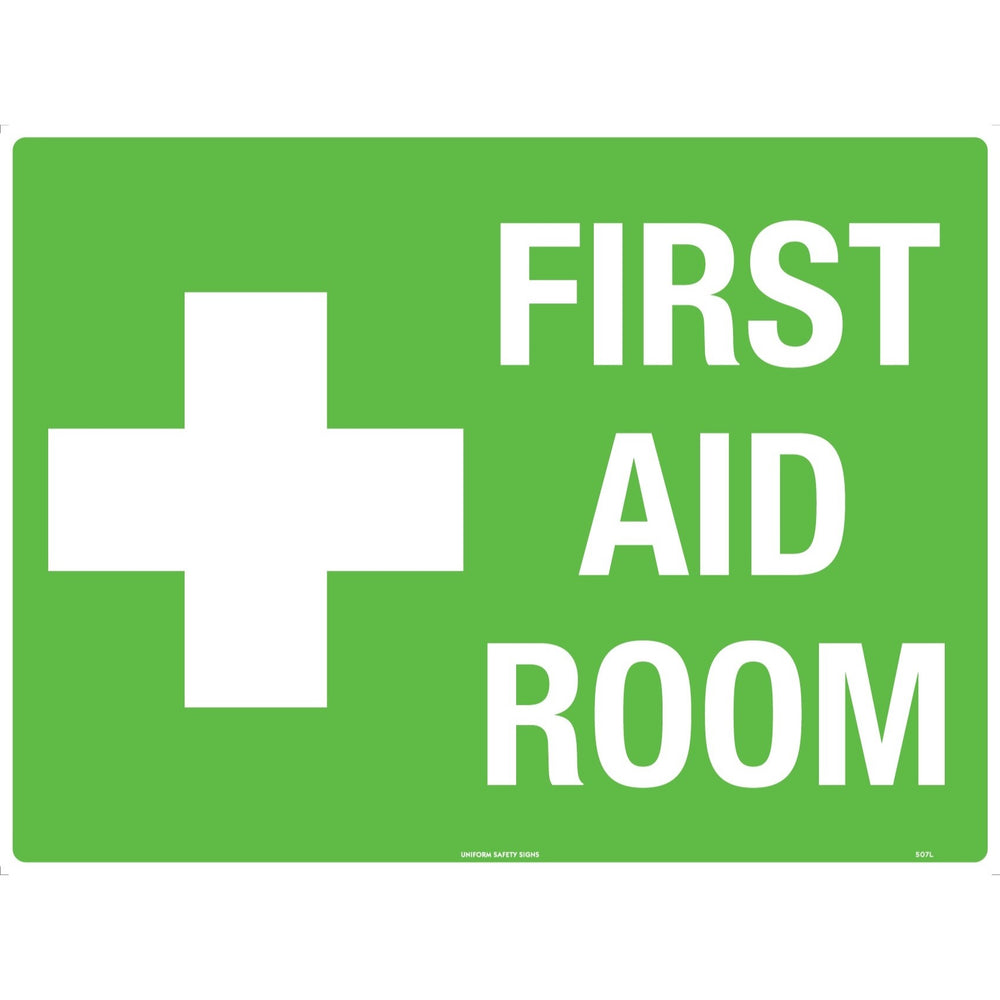 FastAid SE003A-POLY First Aid Room Sign 600 x 400mm