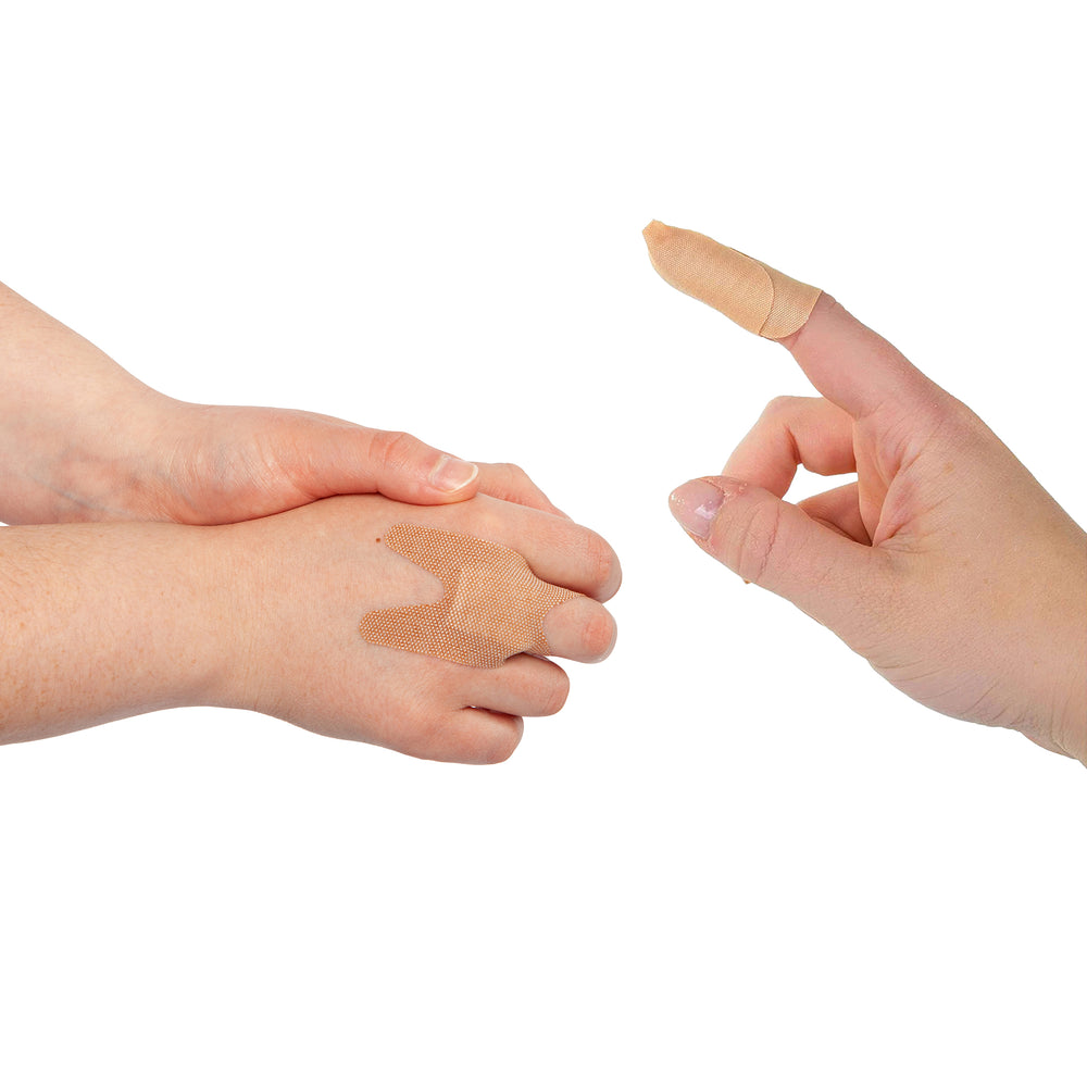 FastAid FRD024 Adhesive Fabric Fingertip & Knuckle Plasters 12s 15pk