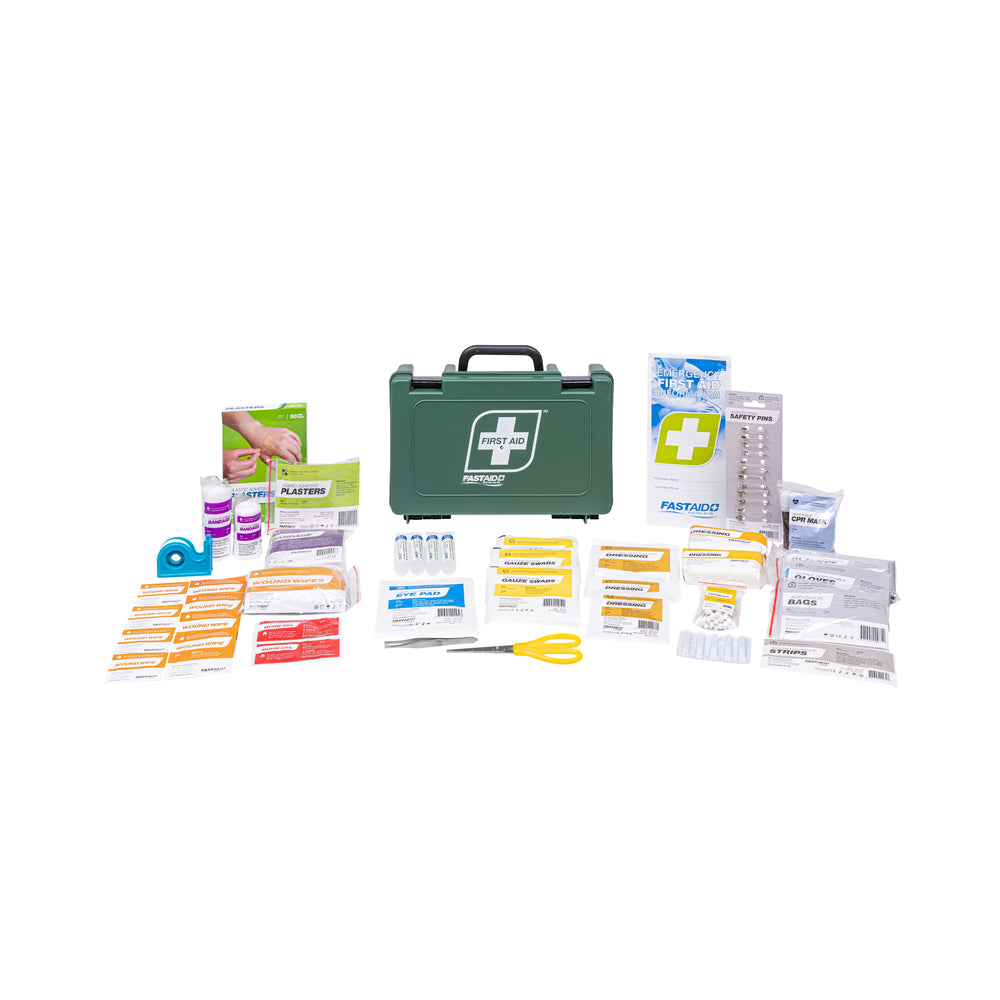 FastAid FANCD20 DIY Workshop Plastic Portable First Aid Kit