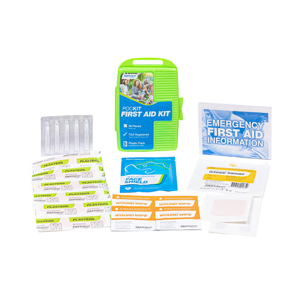 FastAid FANCH20 PocKit Plastic Portable First Aid Kit