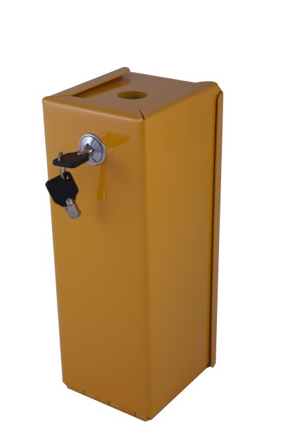 FastAid FSM202 Sharps Metal Safe, 1.8L, Yellow Armour