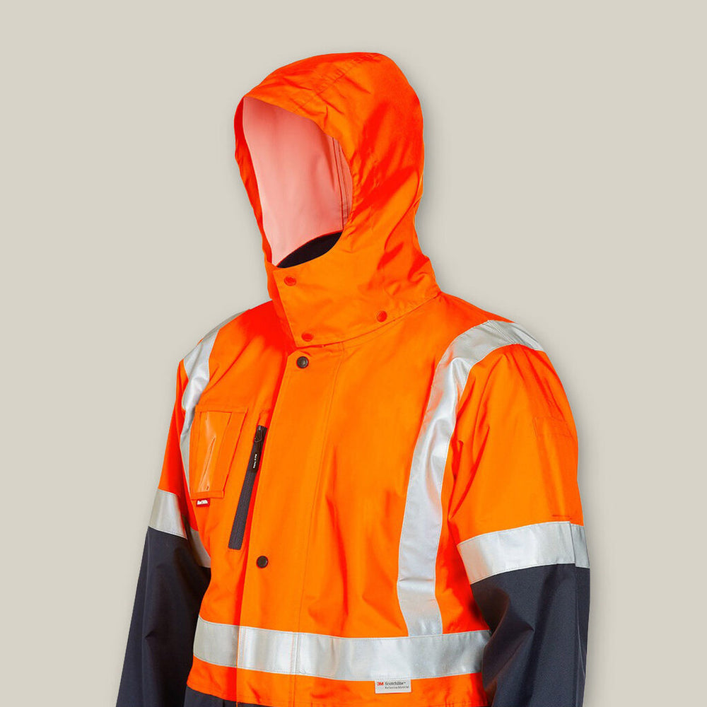 Hard Yakka Y06057 Core Hi-Vis 4-in-1 Waterproof Jacket