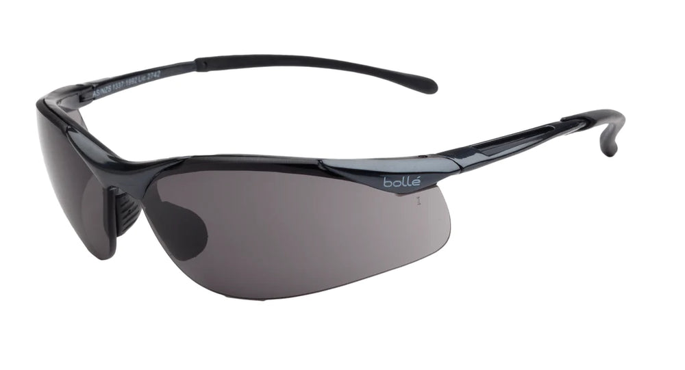 Bolle CONTOUR Dark Gun Frame PLATINUM AS/AF Smoke Lens