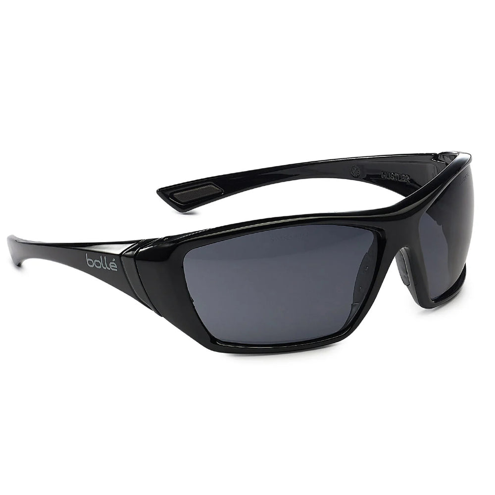 Bolle HUSTLER Gloss Black Frame AS/AF Smoke Lens