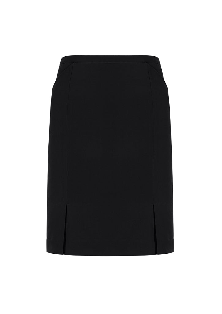 Biz Corporates 20720 Womens Front Pleat Detail Straight Skirt