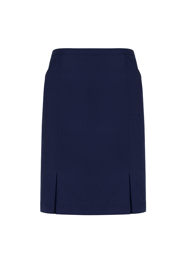 Biz Corporates 20720 Womens Front Pleat Detail Straight Skirt