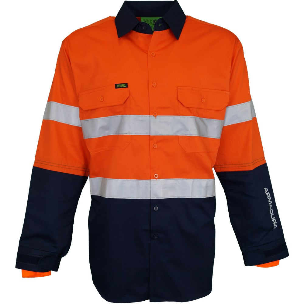 Workit 2613 Hi-vis Armadura Cut Protection Long Sleeve Taped Shirt