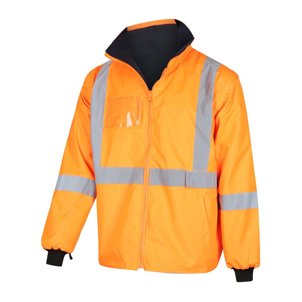 Workit 3004 Hi-vis 2 Tone 5 In 1 Waterproof Biomotion X-back Rail Taped Jacket