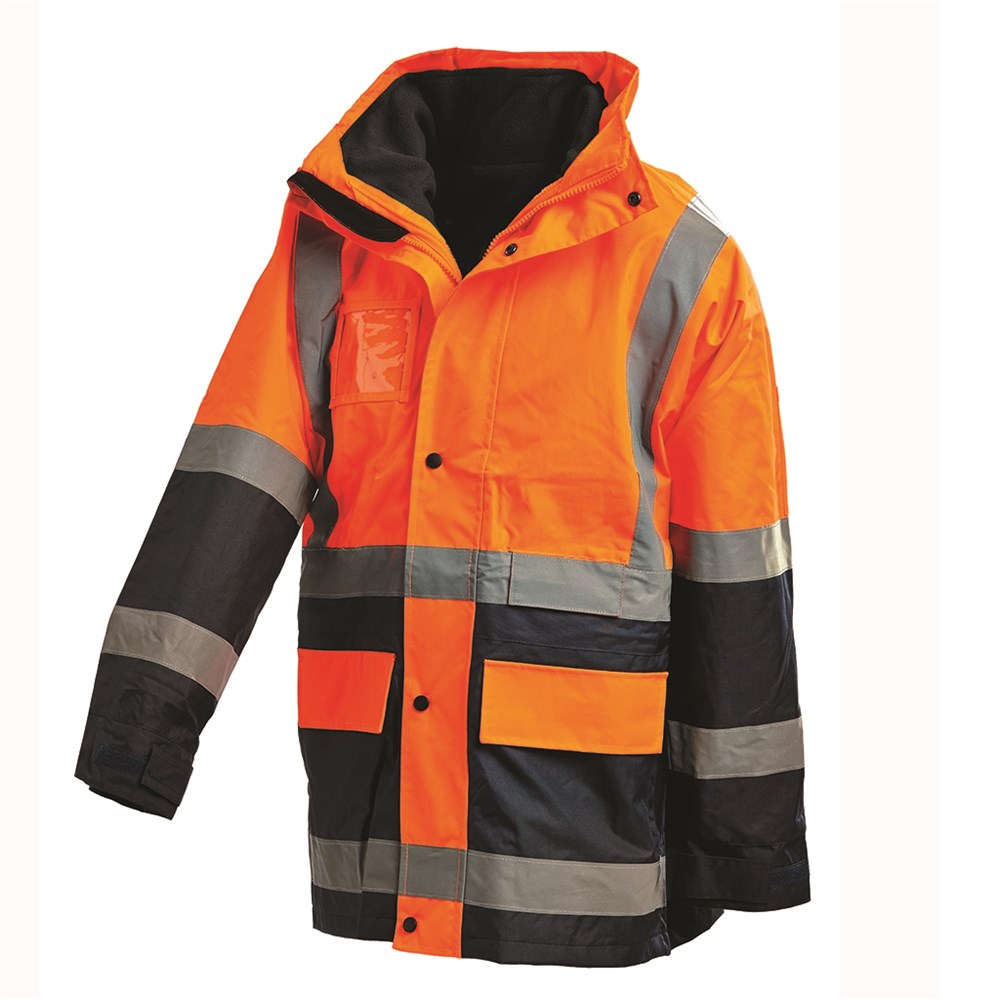 Workit 3004 Hi-vis 2 Tone 5 In 1 Waterproof Biomotion Taped Jacket