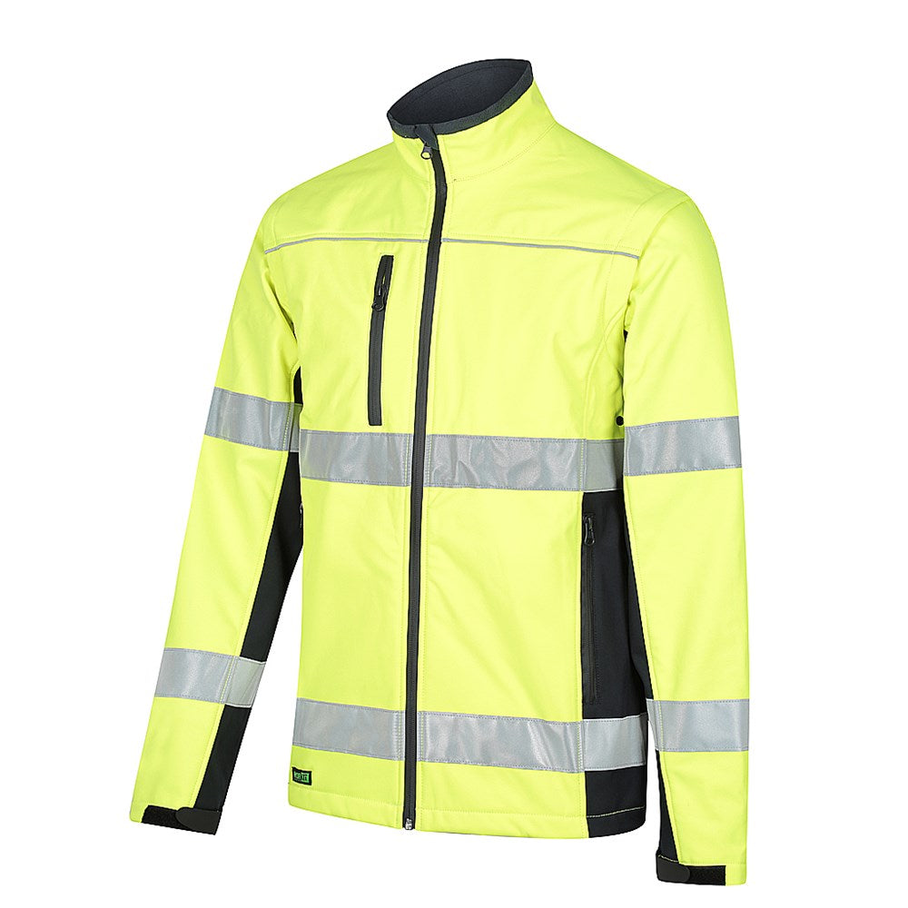 Hi-vis Soft Shell 2 In 1 Biomotion Taped Jacket