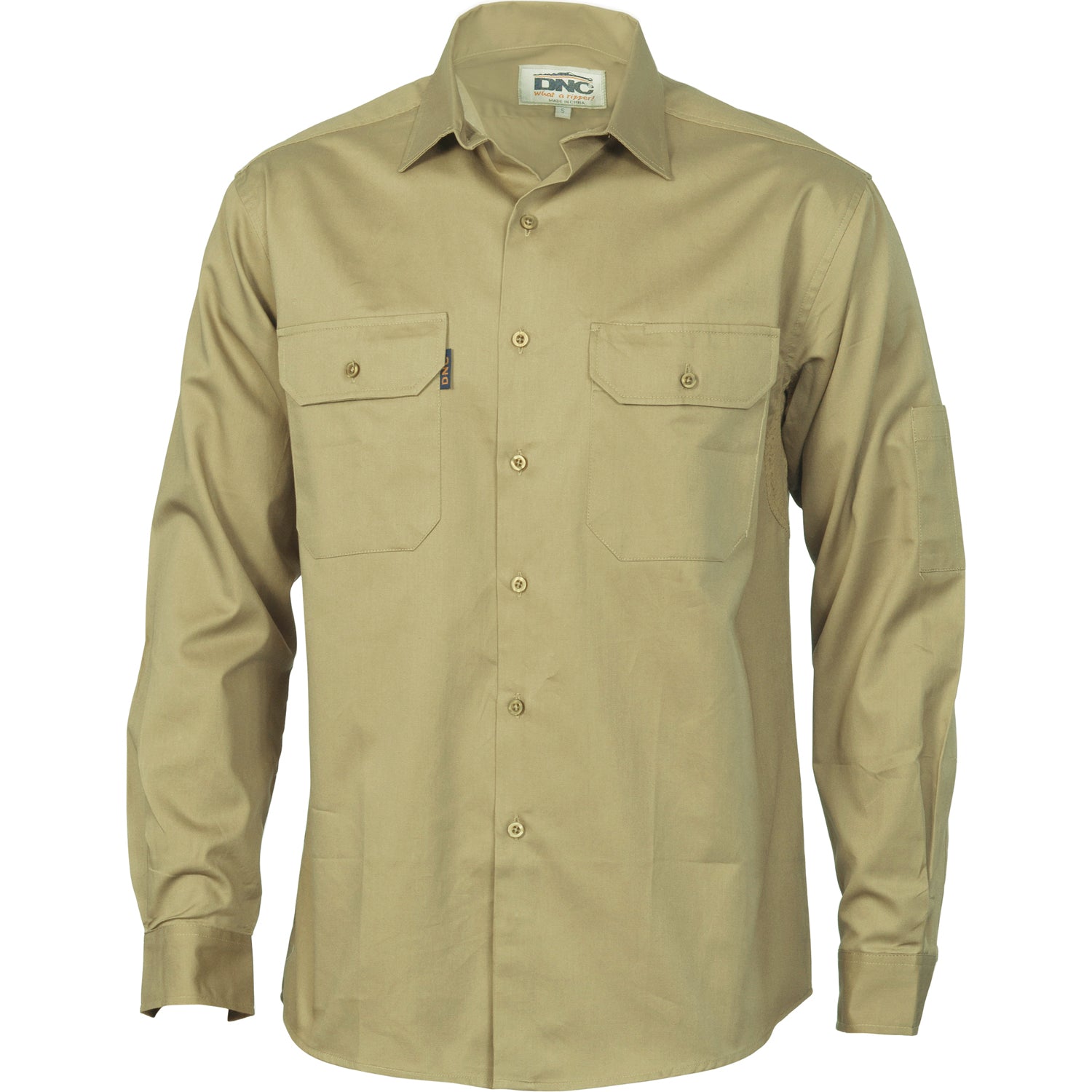 Dnc 3208 Cool-breeze Work Shirt- Long Sleeve