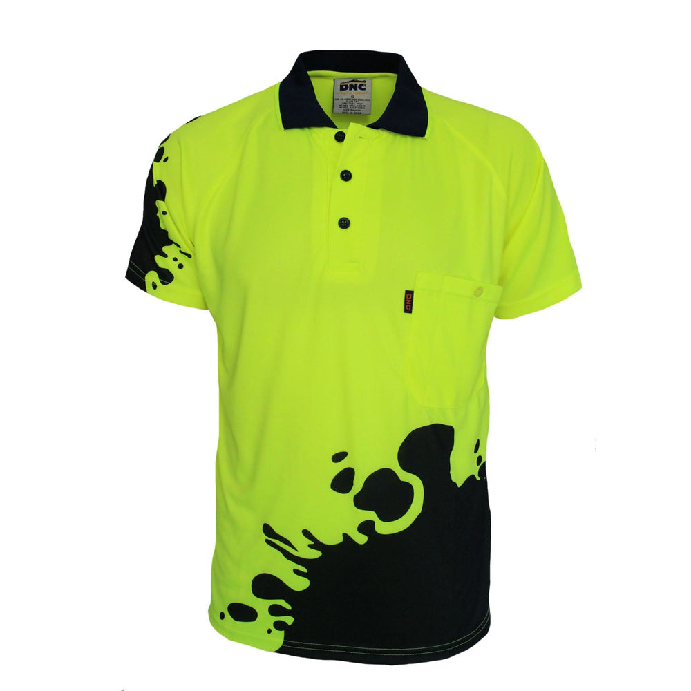 Dnc 3567 Hivis Sublimated Blot Polo