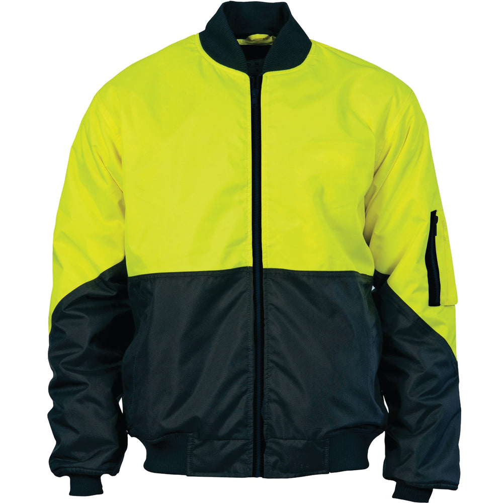 DNC 3761 Hi-Vis 2 TONE DAY BOMBER JACKET
