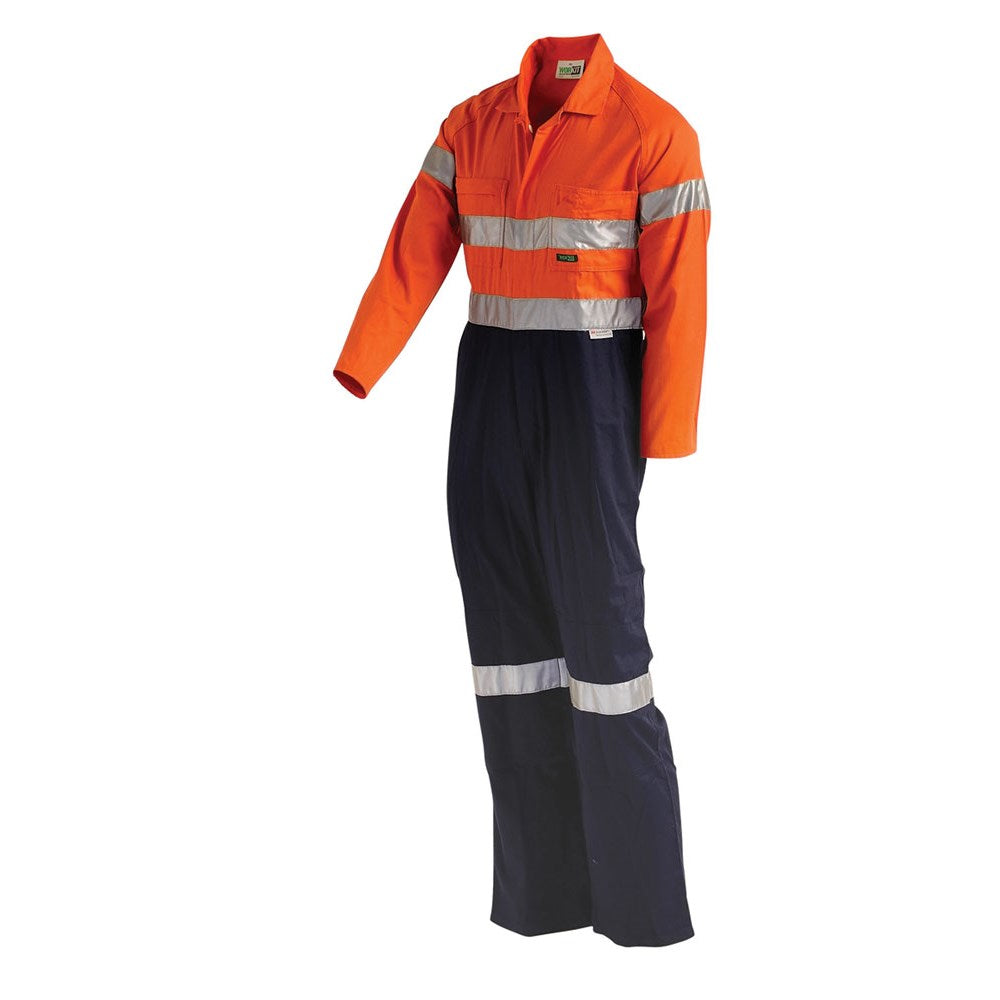 Workit 4004 Hi-vis 2-tone Regular Weight Taped Coverall